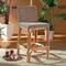 Baxton Studio Athena Modern and Contemporary Natural Finished Rattan Counter Stool 185-11875-Zoro - alternate 4